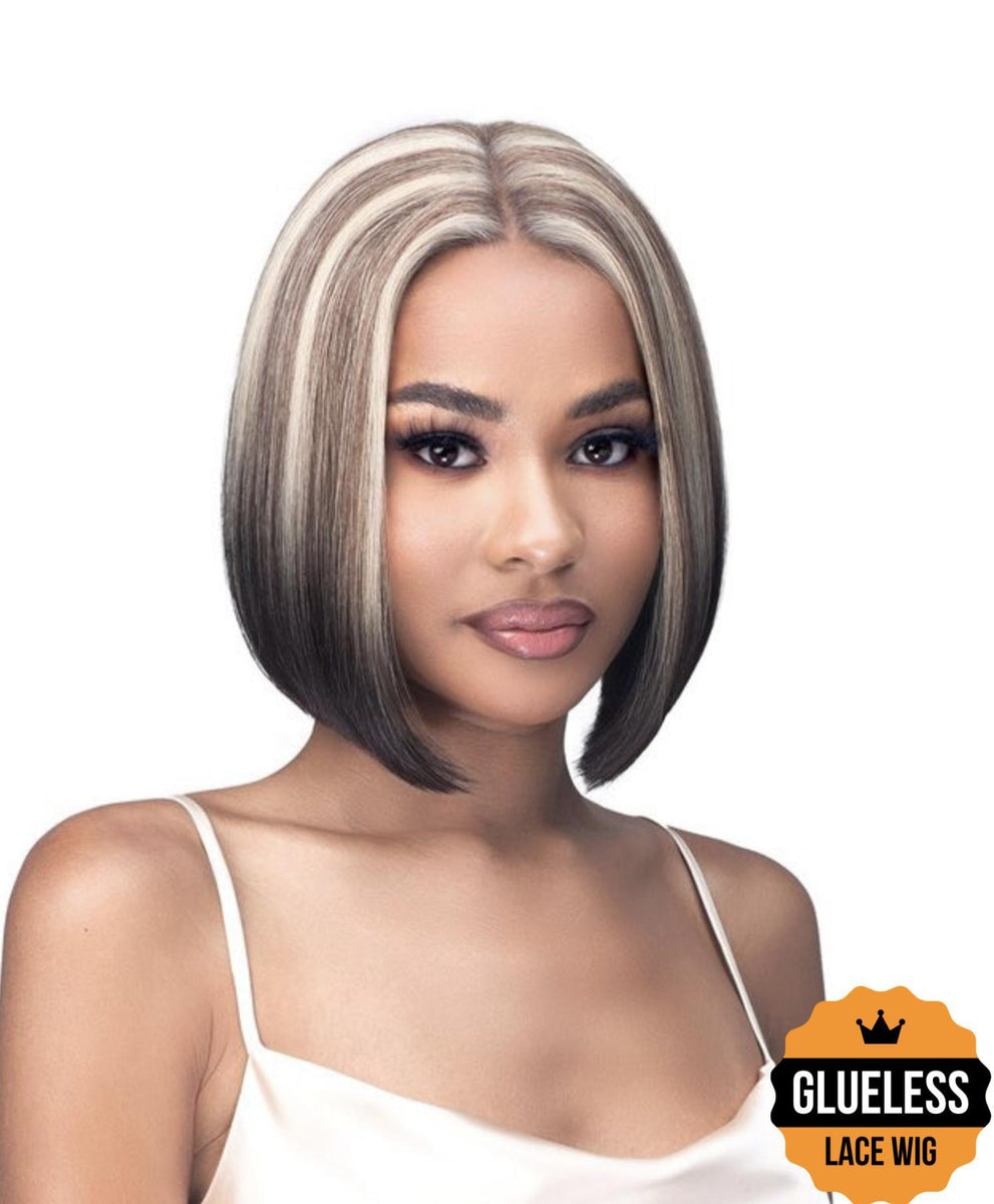 Bobbi Boss Glueless Synthetic Pre Plucked 13x7 Deep HD Full Lace