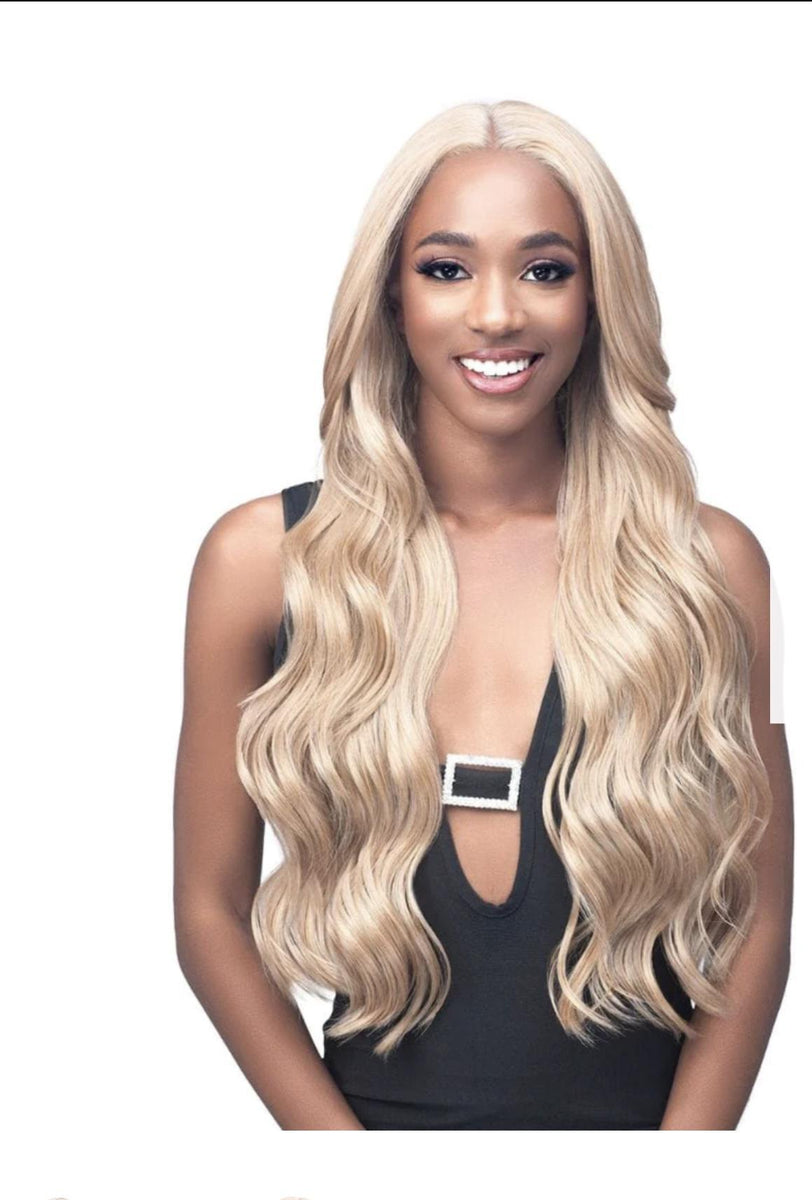 Bobbi boss human hair lace outlet front wig mhlf b