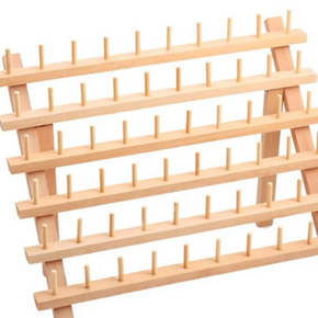Ana Beauty Wooden Braiding Hair Rack 60 Spool