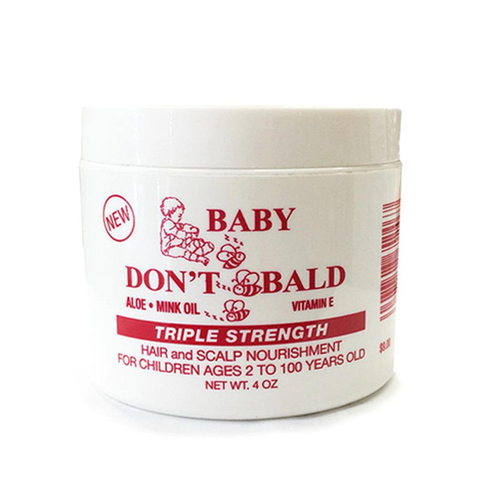 Baby Don't Bald Triple Strength Hair And Scalp Nourishment 4oz