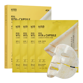 Real Vita Capsule Overnight Hydrogel Mask (4 Sheets) - Glow & Firming