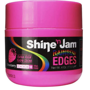 Ampro Shine 'n Jam Rainbow Edges Gel, Strawberry, 4 OZ