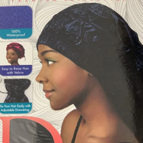DONNA Braid Shower Cap BLACK