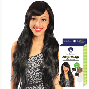 Fashion Source Human Hair Swift Fringe Clip-in Bang Topper