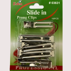 10 pcs Slide In Prong Clips