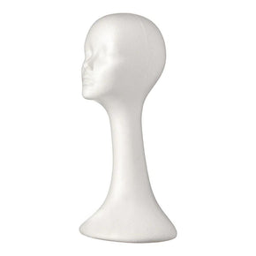 Red  Lightweight and Durable Foam Mannuequin Head LONG