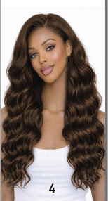 100% Virgin Human Hair Belina Ocean Wave 13 X 5 HD Lace Frontal Wig 26"