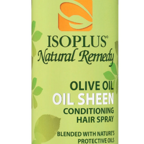 Isoplus Natural Remedy Olive Oil Sheen Hair Spray, 7 oz., Unisex