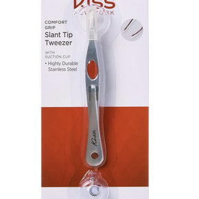 KISS New York Comfort Grip Slant Tip Tweezer