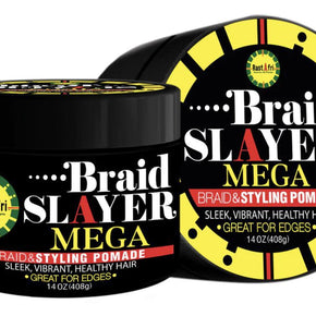 Rastafri BRAID SLAYER - Edge Control, Styling Pomade 3.52oz