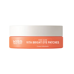 Pure Glow Vita Bright Eye Patches - Vitamin C & Niacinamide Illuminating Hydrogel Masks for Dark Circles (30 Patches)