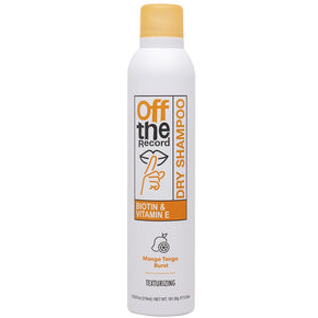 OFF THE RECORD DRY SHAMPOO Biotin & Vitamin E Mango Tango Burst