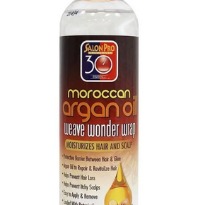 Salon Pro.- Moroccan Argan Oil Weave Wonder Wrap 8oz