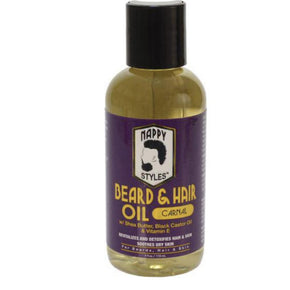 Nappy Styles Original Beard & Hair Oil Ginger/ Clay 4oz
