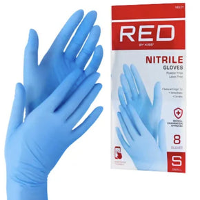 KISS Professional Blue Nitrile Gloves (8pcs)