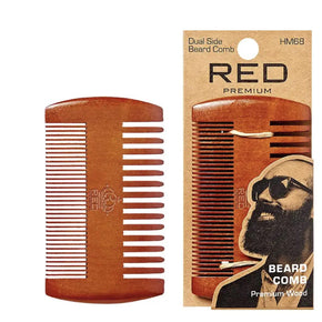 Red Premium Beard comb