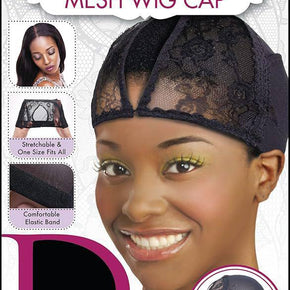NATURAL STRAIGHT PART MESH WIG CAP