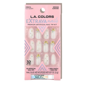 LA COLORS Extrava Artificial Nail Tip Kit 32pcs