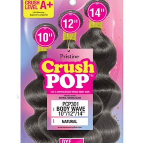 MANE CONCEPT Pristine A+ Crush Pop 100% Unprocessed Human Hair Multi Pack - Body Wave