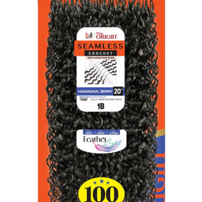 Bobbi Boss Miss Origin Seamless Crochet Braids - HAWAIIAN JERRY 20" - 100% Human Hair Blend