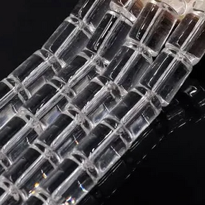 Sepia Cylinder Hair Beads
