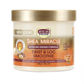 African Pride Shea Miracle Moisture Intense Twist & Loc Smoothie