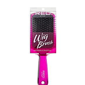 RED SQUARE WIG BRUSH