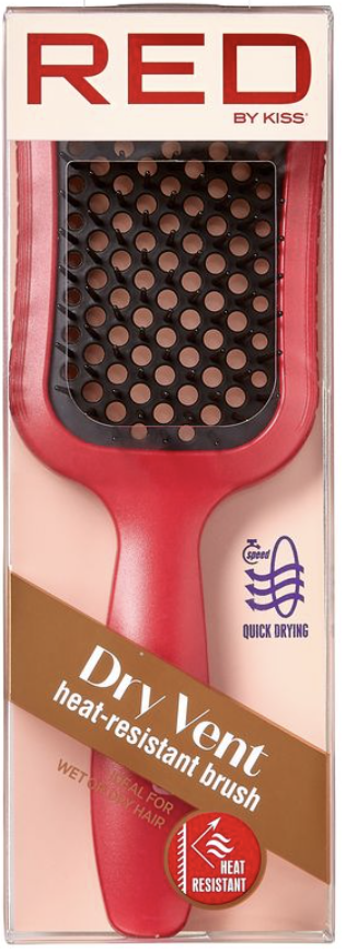  RED by Kiss Dry Vent Heat-Resistant Hair Brush