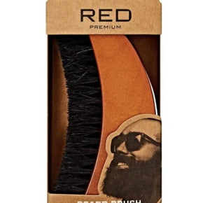Red by Kiss Premium Beard Medium Soft Moon Shape Brush #BR205