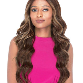LF Samone Lace Front & Monofilament Part Synthetic Wig by Sepia