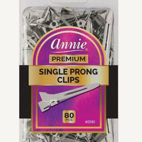 Annie Single Prong Clips 80CT