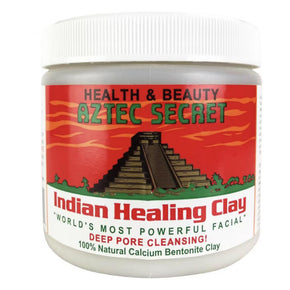 Aztec Secret Indian Healing Clay Deep Pore Cleansing Face & Body Mask, Natural Calcium Bentonite Clay
