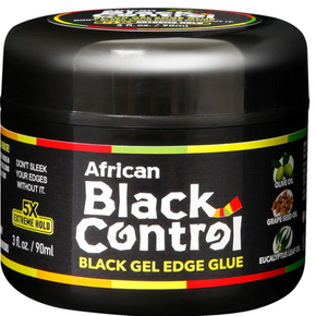 Hairobics African Black Control Black Gel Edge Glue