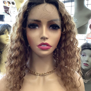 HD LACE HUMAN HAIR DEEP PART WIG - POPPY SW 16”