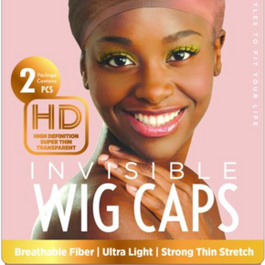Donna HD Invisible WIG CAPS 2pcs