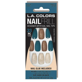 LA Color NAIL FRILL ARTIFICIAL NAIL TIP