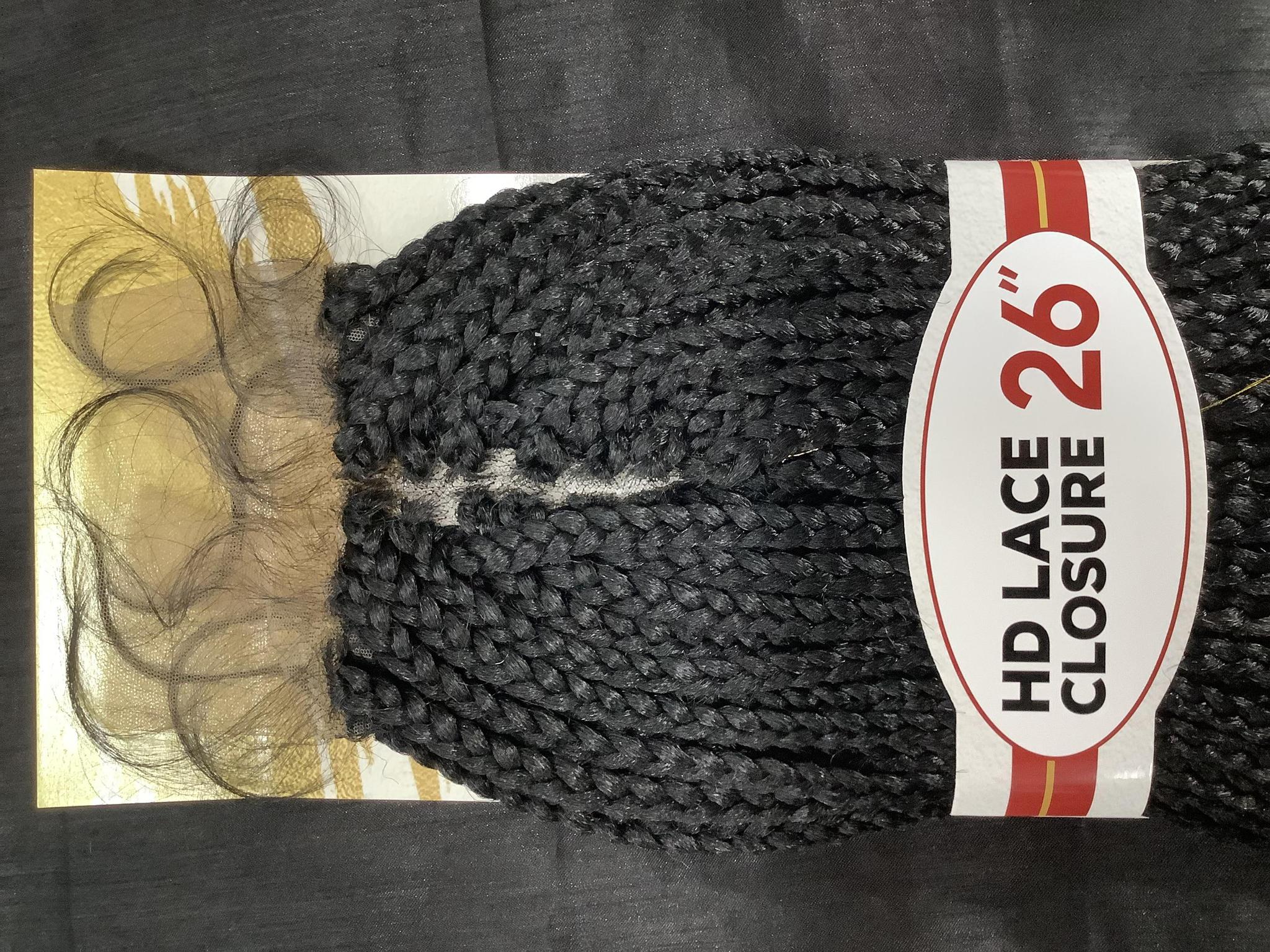 Bobbi Boss HD Lace Closure Box Braid Bobbi Boss HD Lace Closure Box Braid