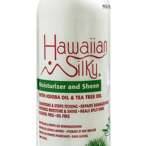 Hawaiian Silky moisturizing and sheen spray, White, 16 Fl Ounce