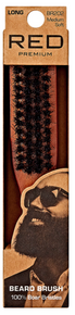 Red by Kiss Premium Beard Long Handle Brush #BR202