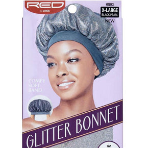 RED BY KISS GLITTER BONNET