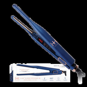 Hot & Hotter Nano Titanium Digital Pencil Flat Iron 3/10", Blue