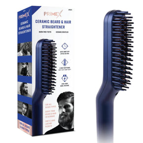 PrimeX Ceramic Beard & Hair Straightener Blue