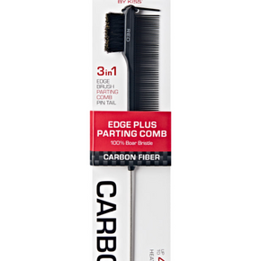 100% Boar Bristle 3-in-1 Edge & Parting Comb