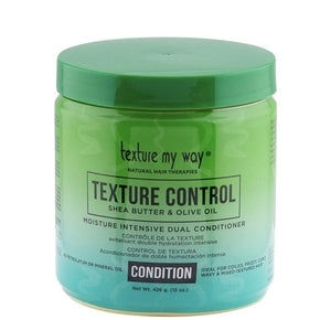 Texture My Way Natural Hair Therapies Texture Control Moisture Intensive Dual Hair Conditioner, Ideal for Coiled, Frizzy, Curly Hair, 15 oz