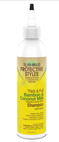 Taliah Waajid Thick And Full Bamboo And Coconut Milk Moisturizing Mint Shampoo