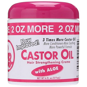 BB Castor Oil Hair Strengthening Creme with Aloe 6 oz
