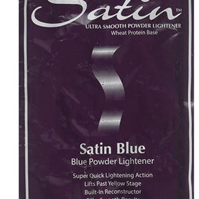 SATIN Blue bleach Powder Lightener 1 Oz Individual Pack