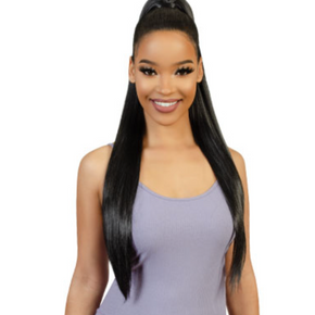 Fashion Source Pixie Drawstring Ponytail Collection PHP-NINI STRAIGHT