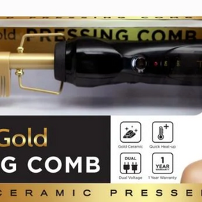 Tyche Gold Ceramic Pressing Comb
