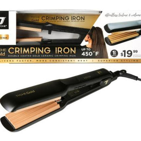 TYCHE GOLD Ceramic Crimping Iron 1 1/2”